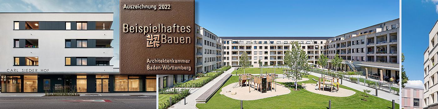 Bild Zweifache Auszeichnung für beispielhaftes Bauen Freiburg 2014-2022